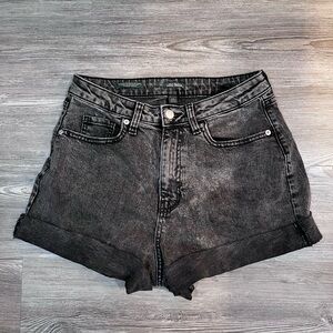 Wild Fable Black Distressed Jean Shorts